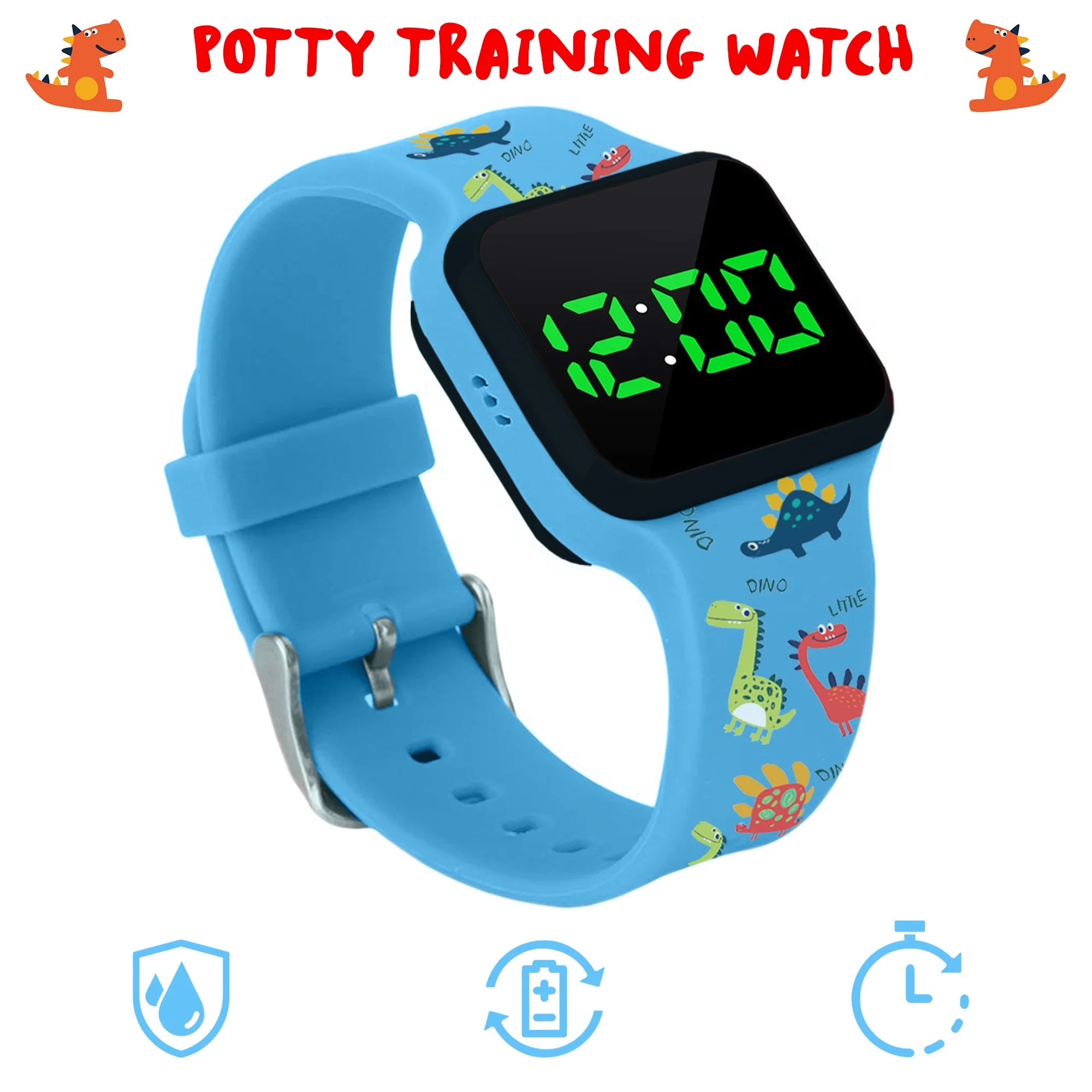 Athena Futures Potty Training Watch Timer with Flashing Lights and