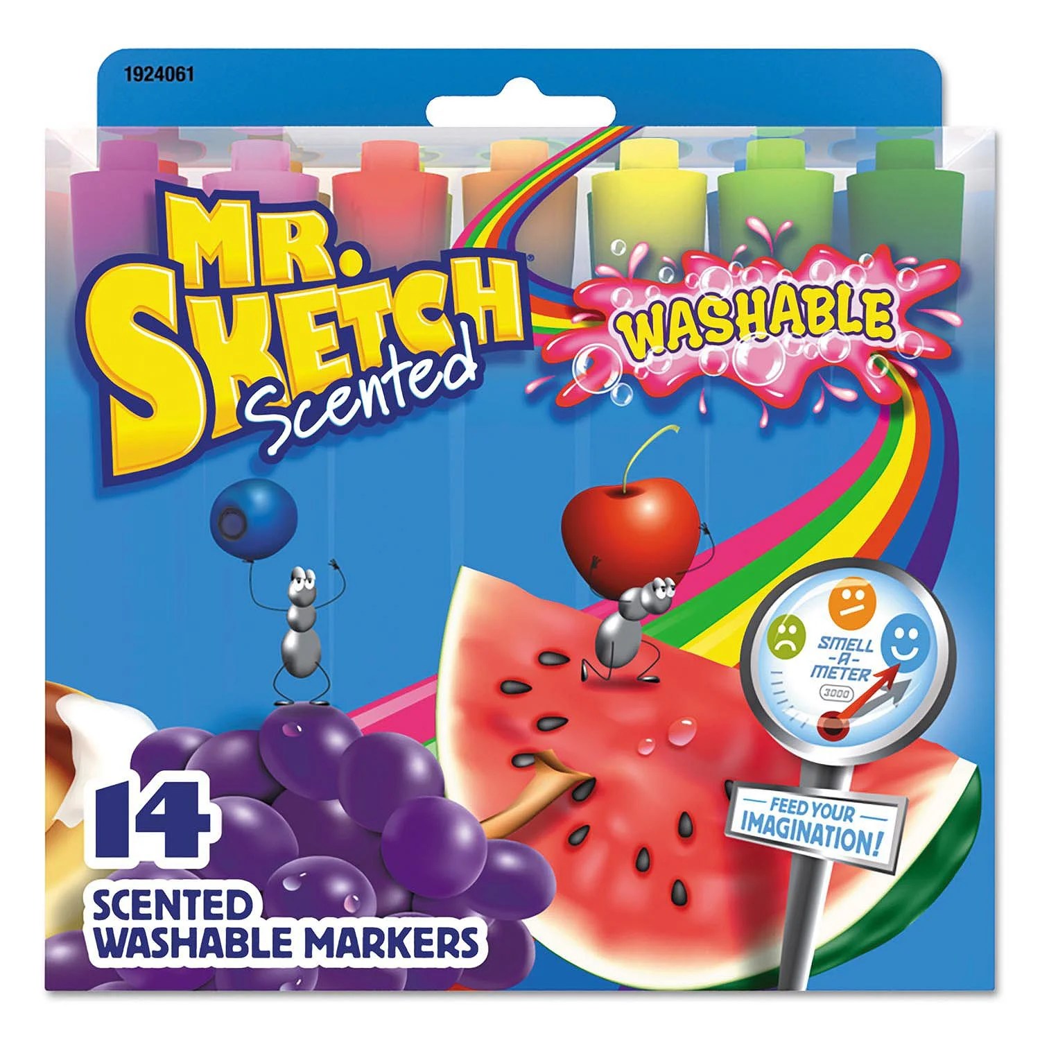 Mr. Sketch Washable Markers, Chisel, Assorted Colors, 14ct Mr. Sketch Washable Markers, Chisel, Assorted Colors, 14ct