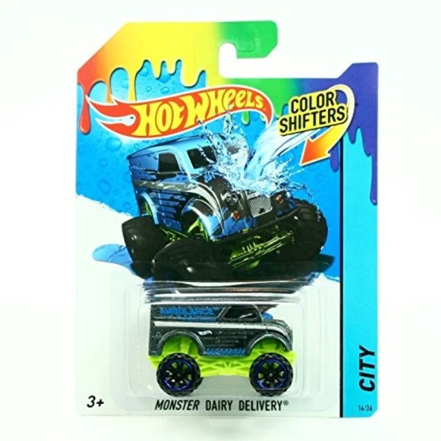 MONSTER DAIRY DELIVERY * COLOR SHIFTERS * 2014 Hot Wheels City Series 1