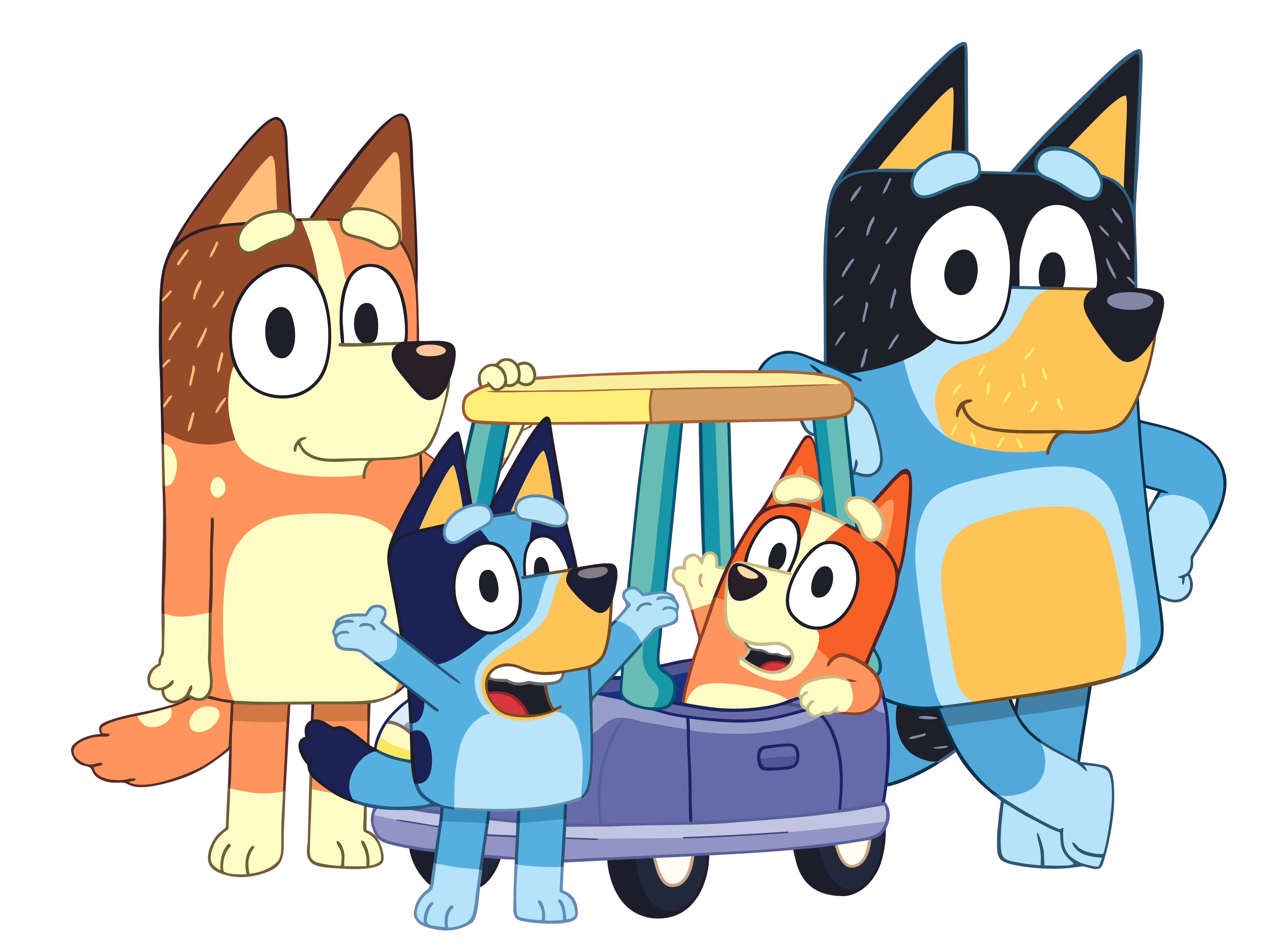 Vinyl Dogs &amp; Puppies Cartoon Characters Multicolored Wall Decal