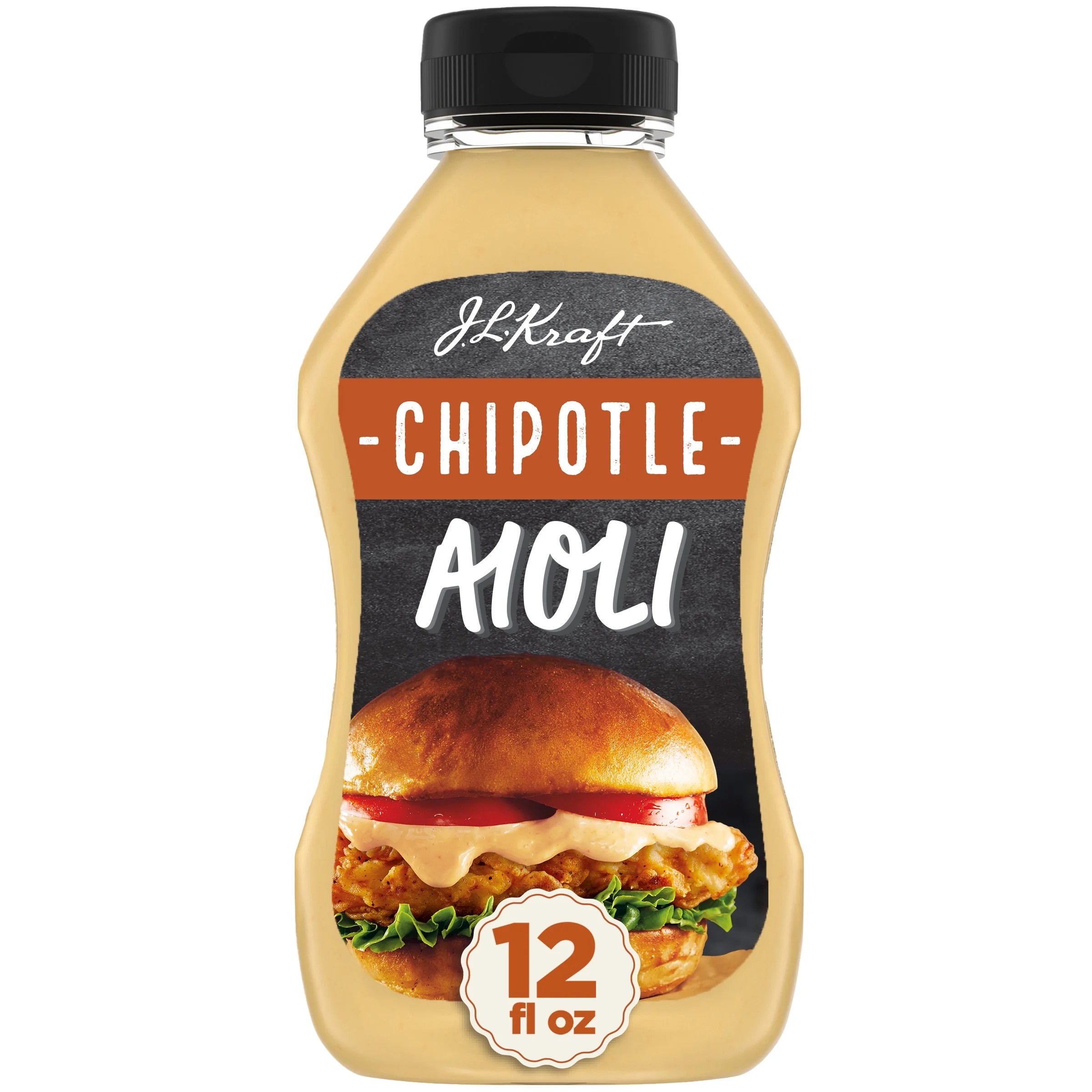 J.L. Kraft Chipotle Aioli Dip & Spread, 12 fl oz Bottle