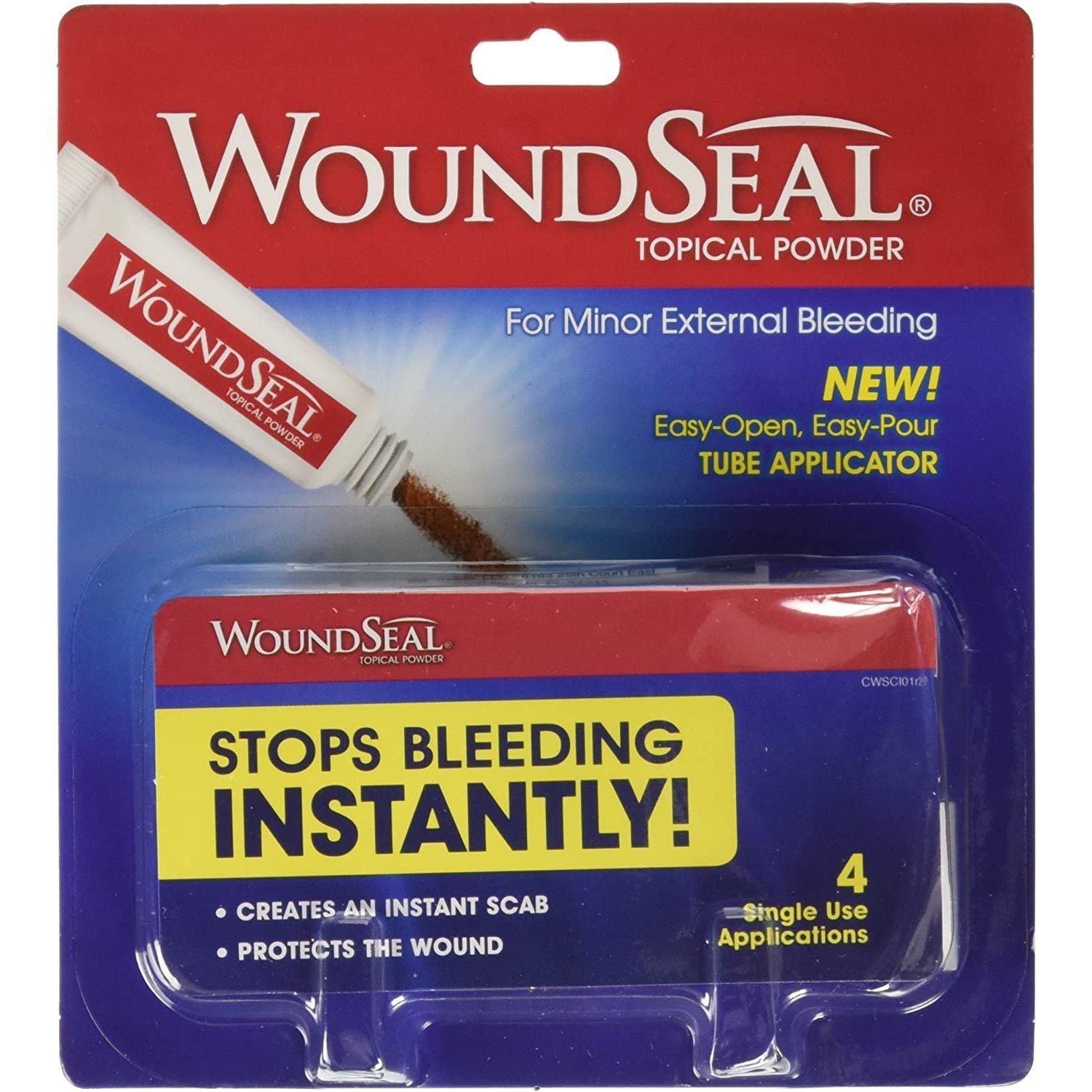 WoundSeal Powder, 4 ea (Pack of 2), STOP BLEEDING IN SECONDS from