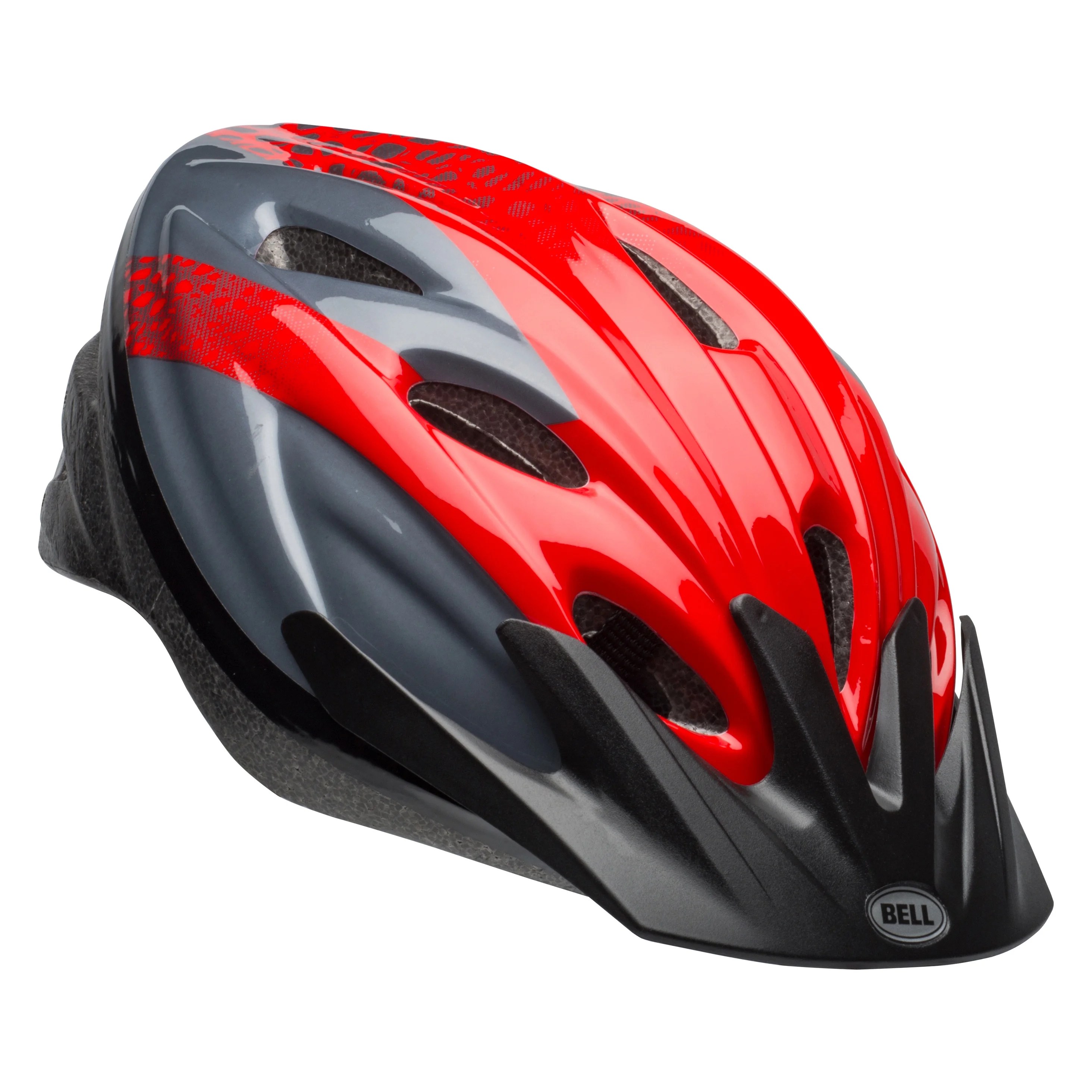 Bell Cicada Seeker Child Bike Helmet Red/Titanium, 5+ (5256cm