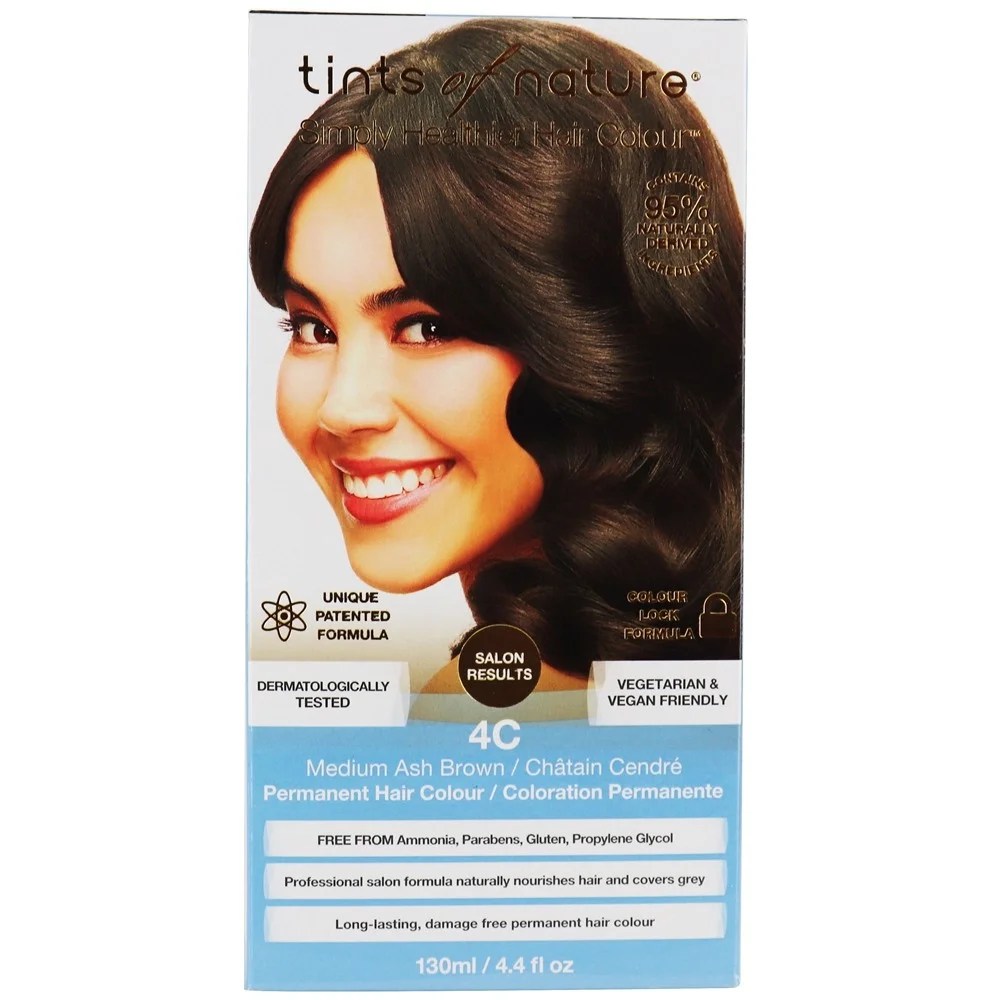 Tints Of Nature Conditioning Permanent Hair Color 4C Medium Ash Brown