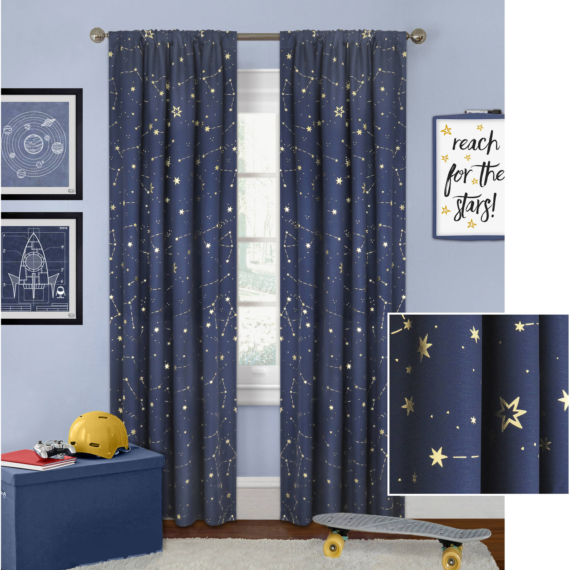Better Homes&gardens Better Homes And Gardens Night Sky Foil Walmart