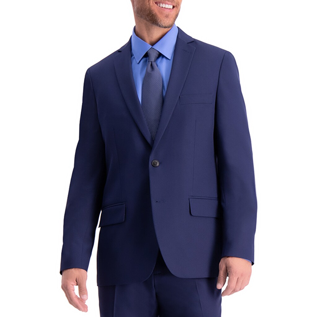 Haggar Men's Haggar Active Series Heather SlimFit Suit
