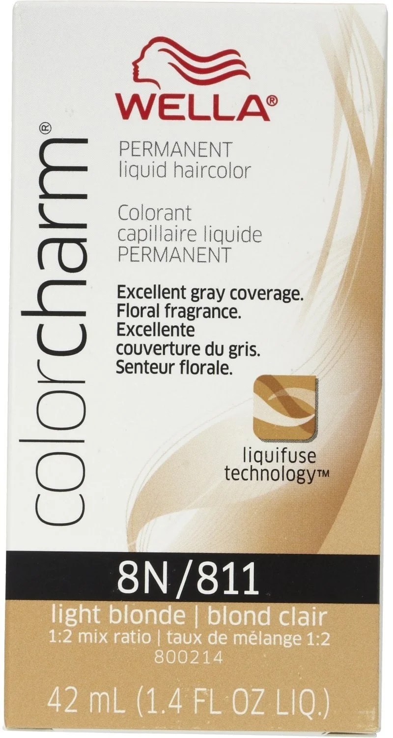 Wella Wella Color Charm Liquid Haircolor 811/8N Light Blonde, 1.4 oz