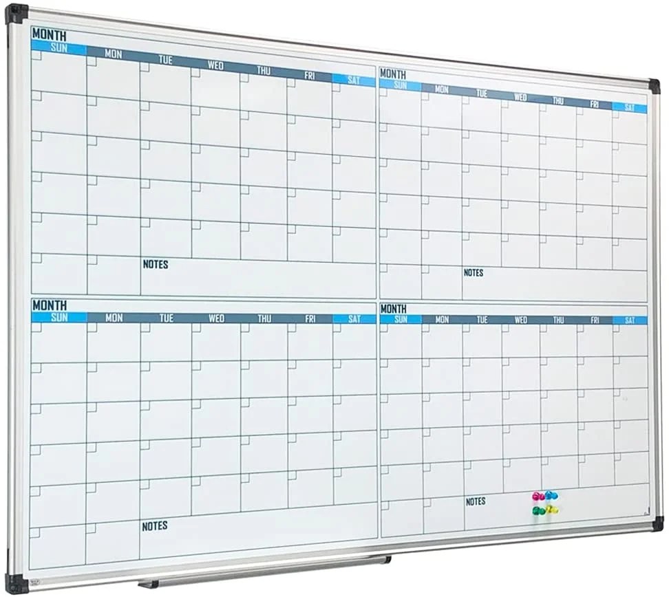 Business & Industrial Business Cork Board Wall Monthly Time Planner
