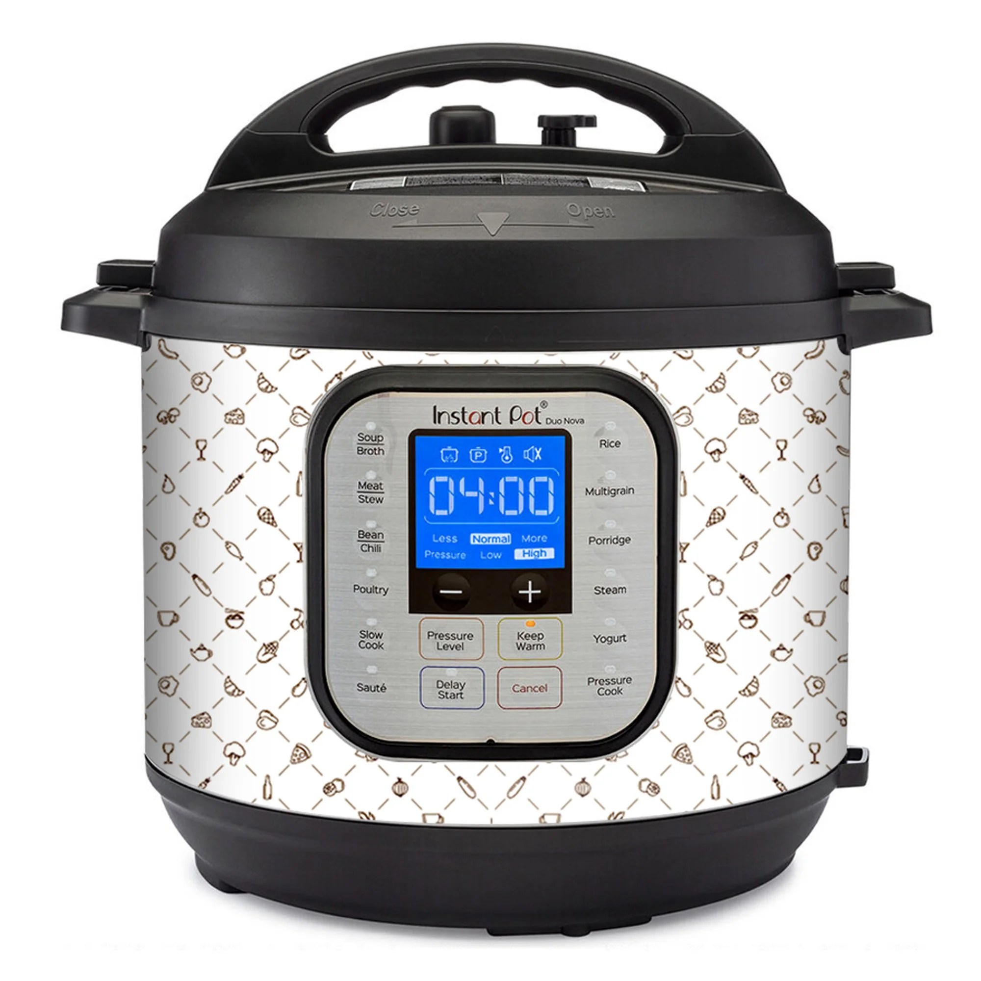 Wrap for Instant Pot Accessories 8 quart Duo Nova 8 Quart Cover Sticker
