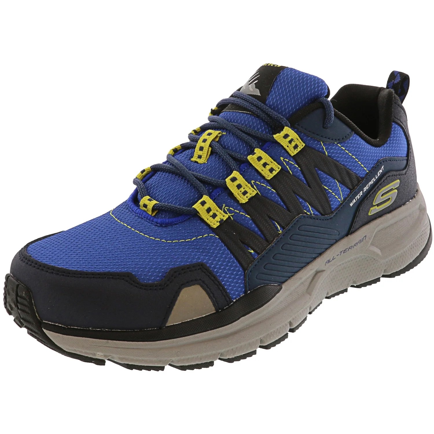 Skechers Men's Escape Plan 2.0 Ashwick Navy / Lime AnkleHigh Mesh