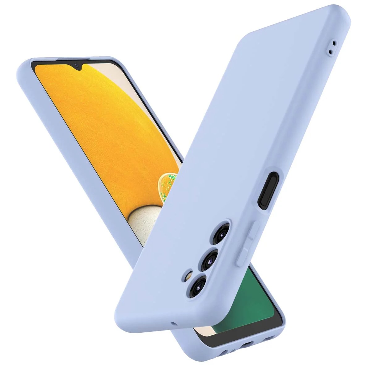 Cell Phone Cases for 6.5" Galaxy A13 5G, Njjex Liquid Silicone Gel Rubber Shockproof Case Ultra