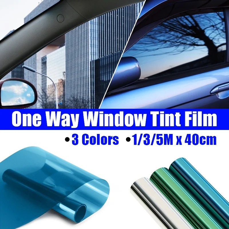 9.8/16.4Ft One Way Blocking UV Rays Window Tint Film Privacy Tint Film