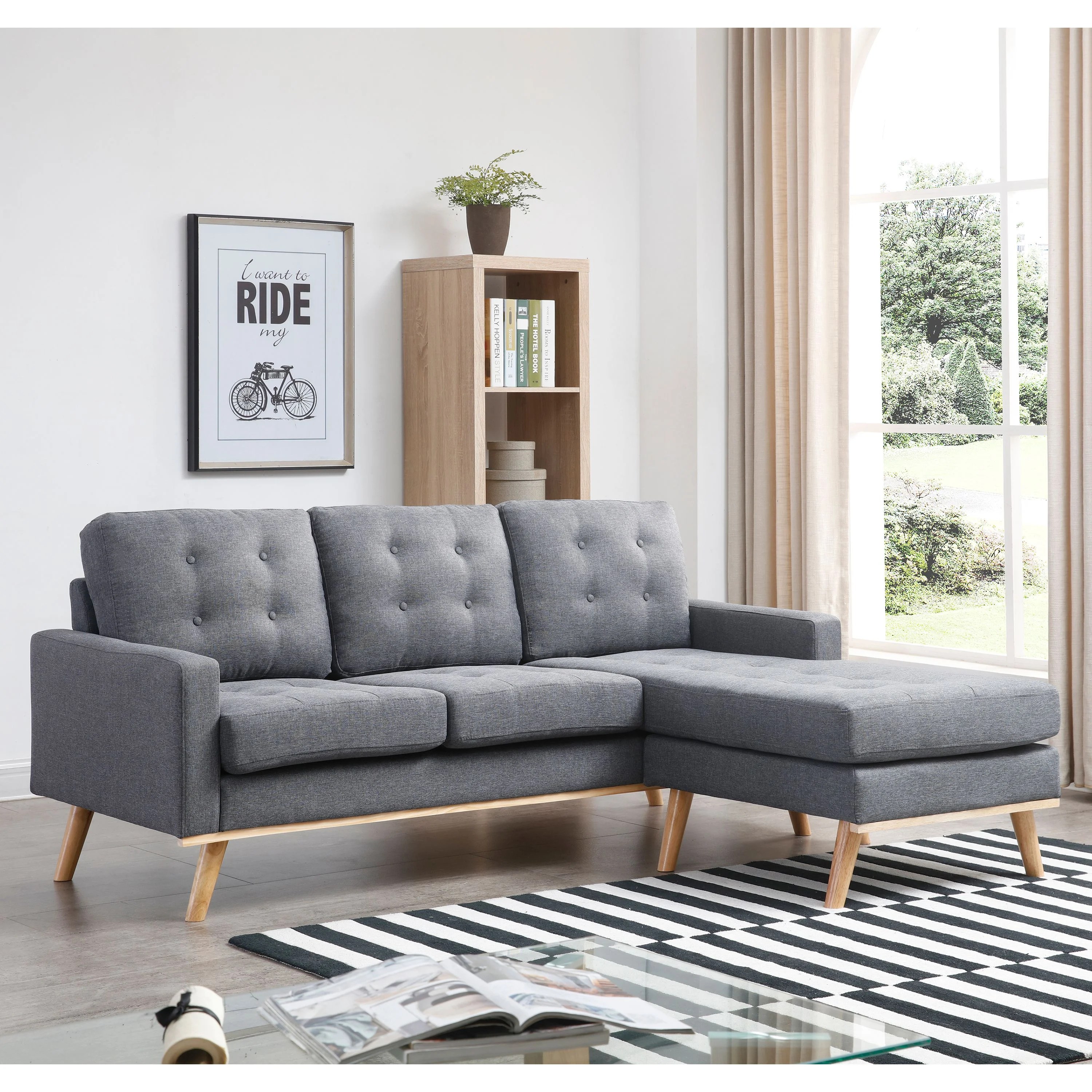 Shelby Collection MidCentury Modern Polyester Upholstered Stationary Shelby Collection MidCentury Modern Polyester Upholstered Stationary