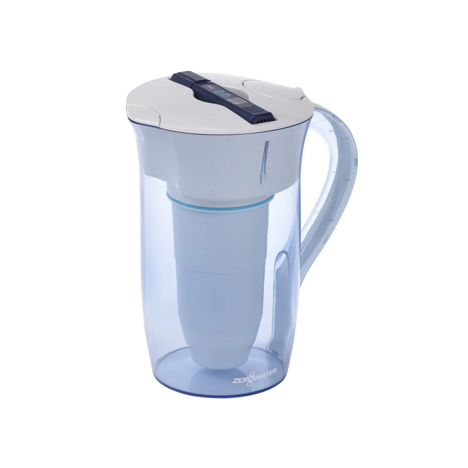 ZeroWater® 10 Cup NSF Certified Water Filtration Pitcher Blue