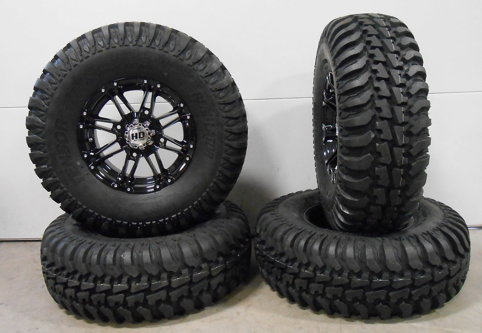 STI HD3 14" Wheels Black 30" Regulator Tires Polaris RZR XP 1000 / PRO
