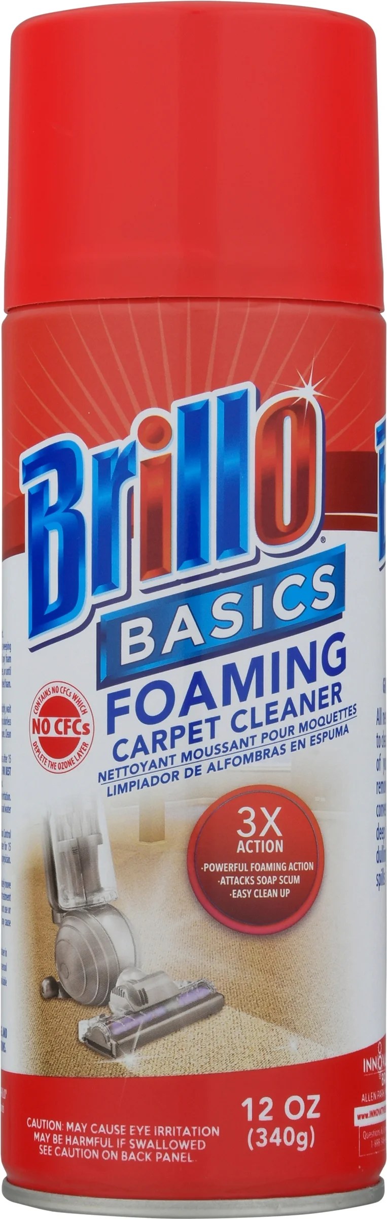 Brillo Basics Foaming Carpet Cleaner 12 Oz