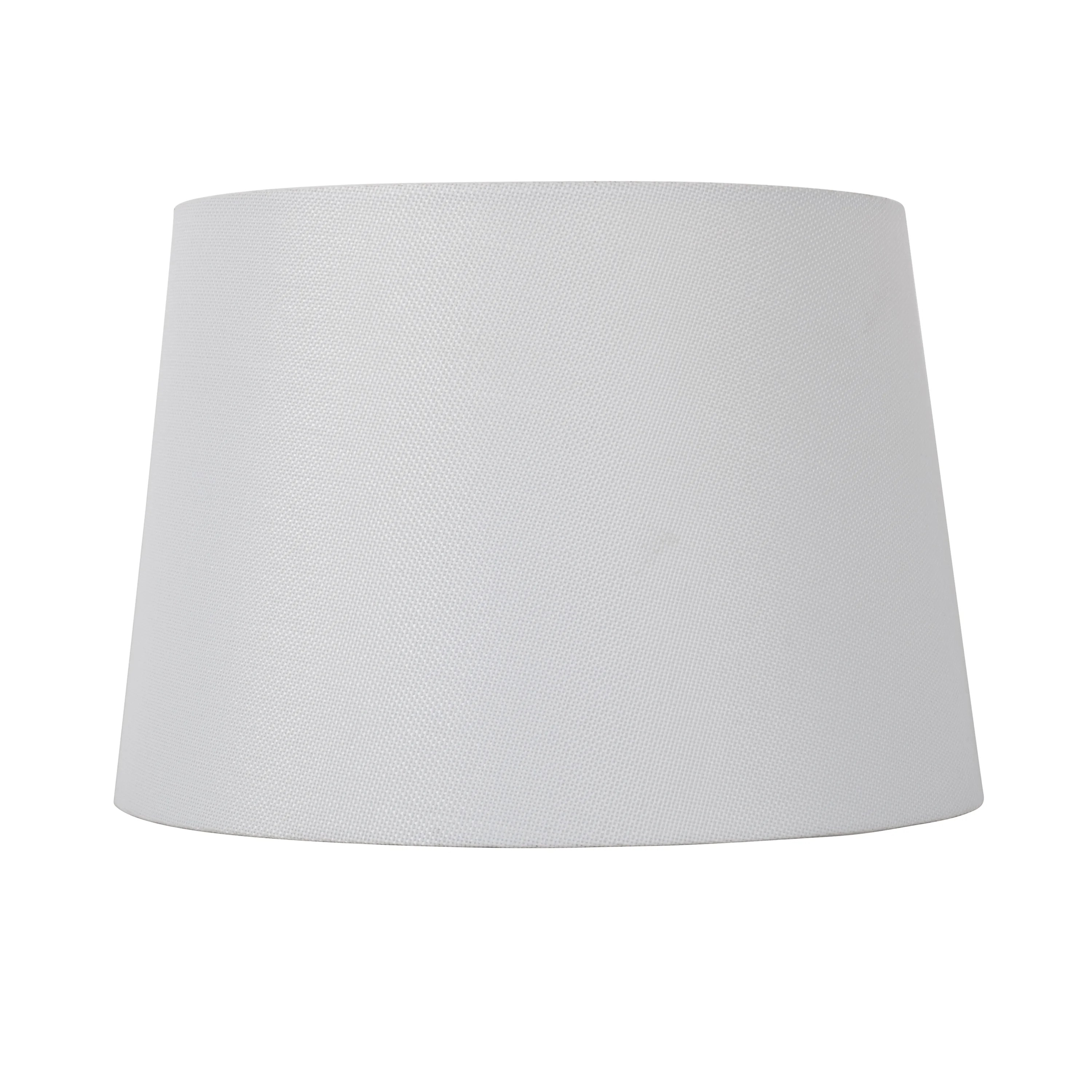 Mainstays White Textured Medium Mod Drum Lamp Shade