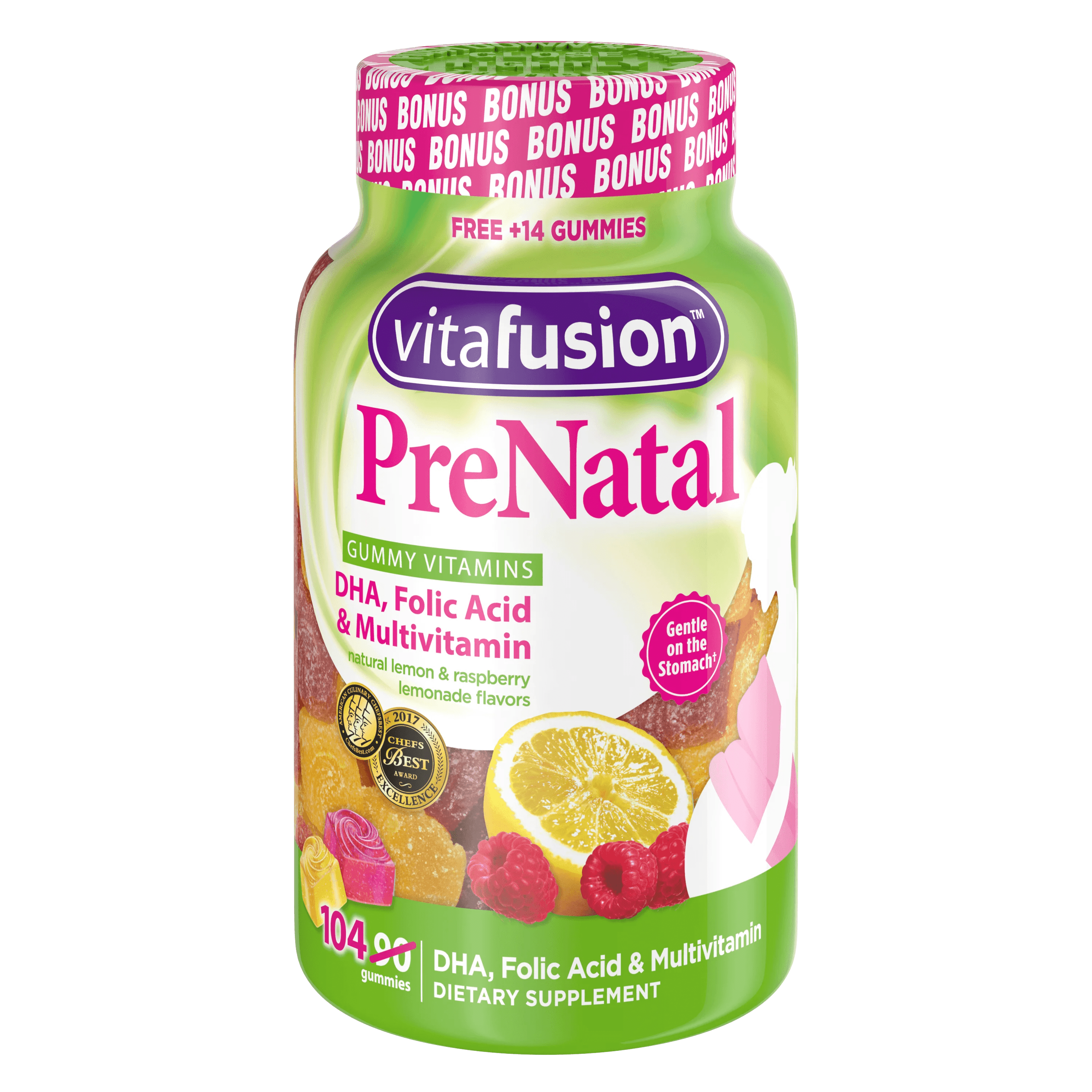 Vitafusion PreNatal Gummy Vitamins, 104 ct