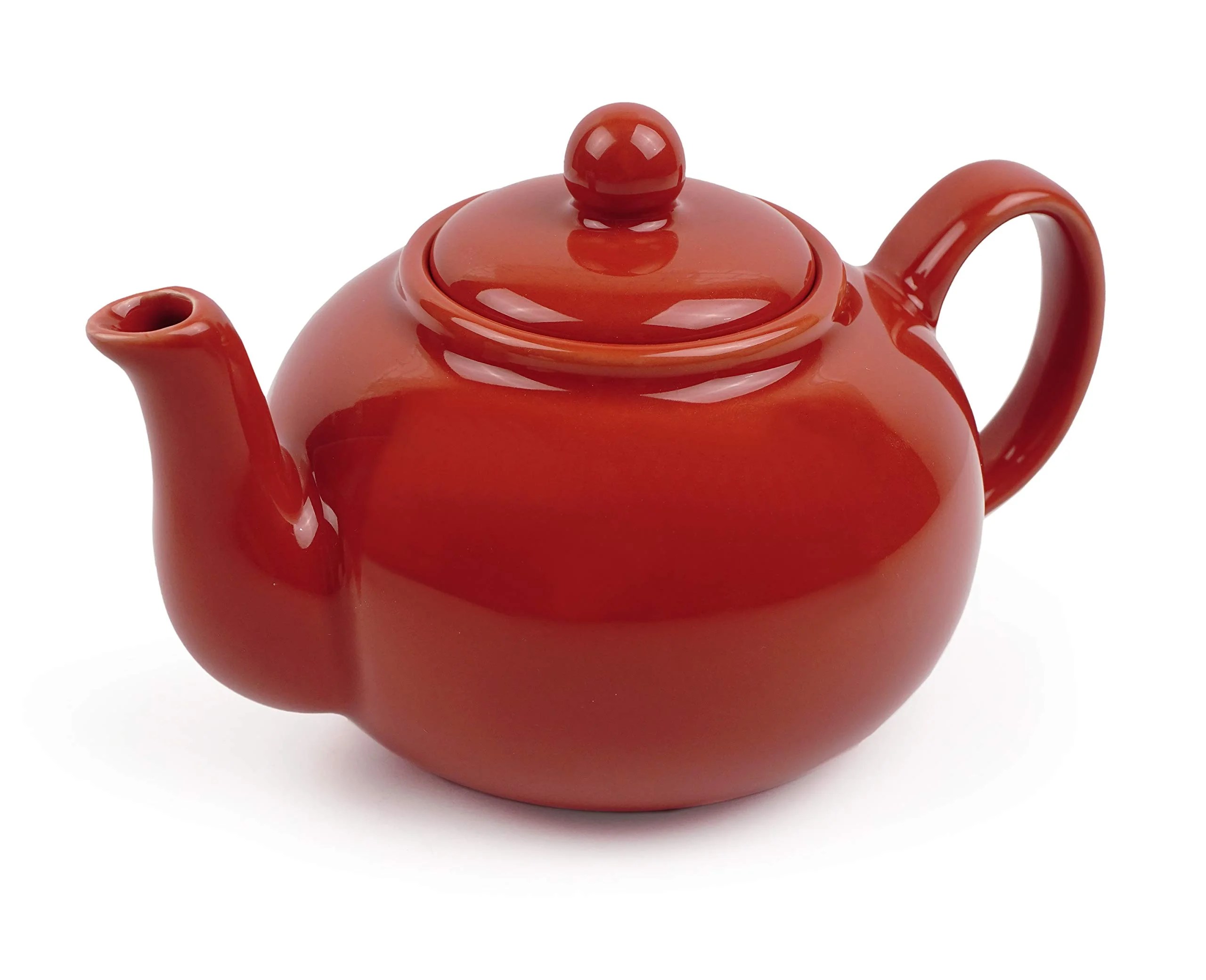 RSVP Chai 16ounce Teapot, Red