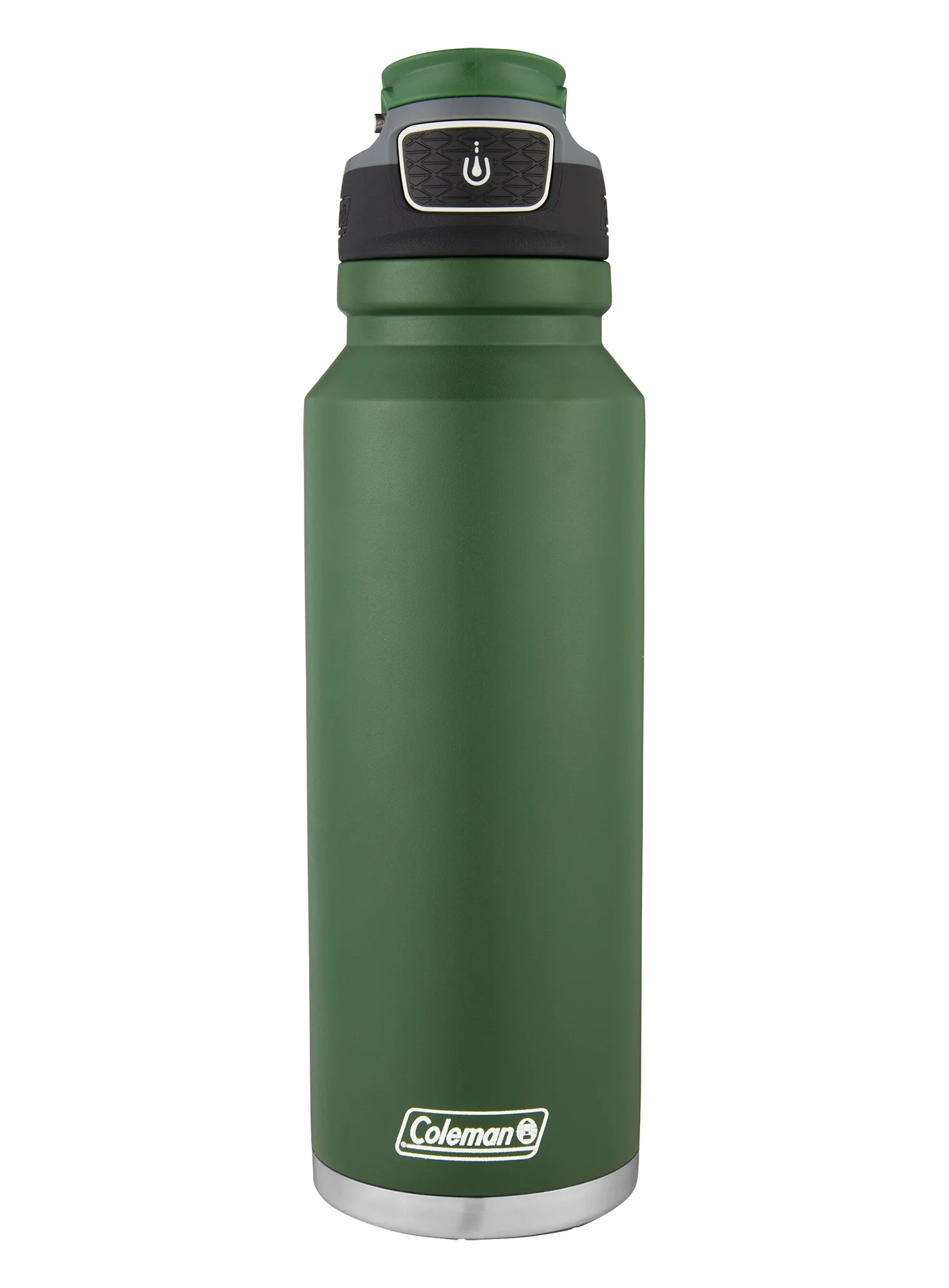 Coleman Autoseal FreeFlow Stainless Steel Insulated Water Bottle, 40 Oz