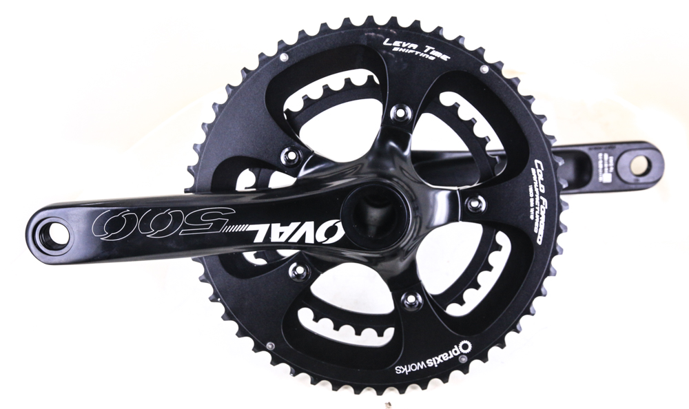 Oval Concepts 500 Praxis M30 52/36T 172.5mm Road Bike Crankset 10/11