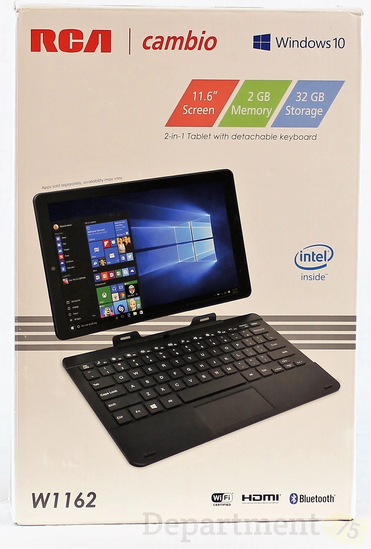 RCA Cambio 2In1 Tablet With Detachable Keyboard 11.6