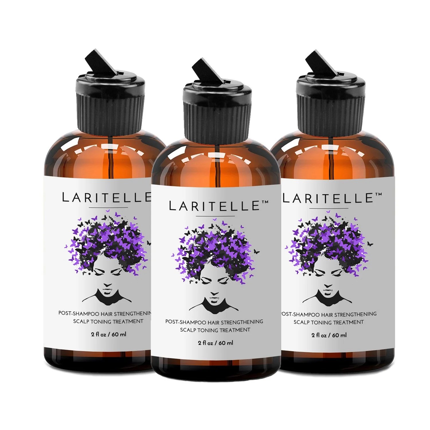 Laritelle Organic PostShampoo Hair Strengthening Treatment 3 x 2 oz