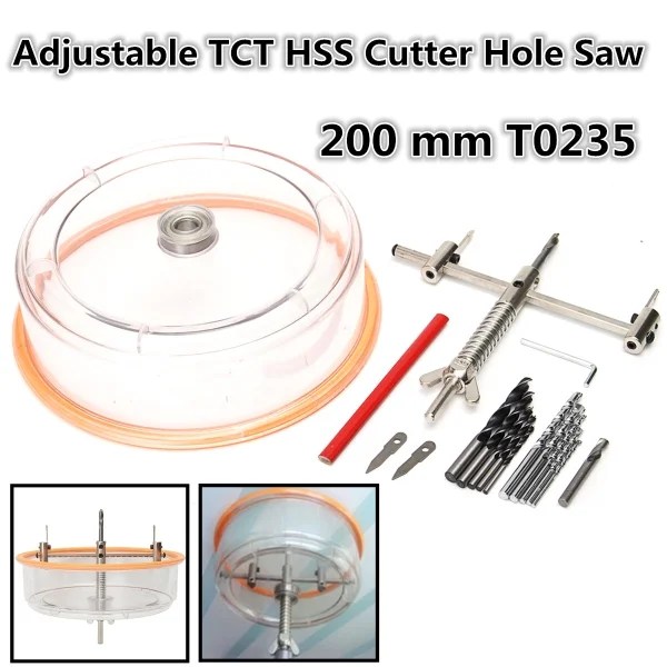 Adjustable Hole Cutter Hole Saw for Recessed Lights Ceiling Speakers