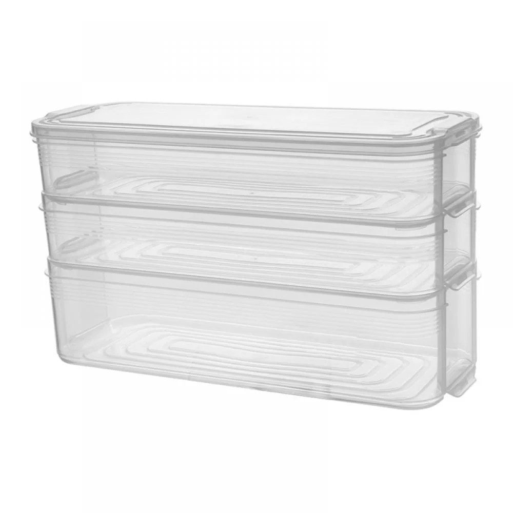 Food Storage Containers for Fridge, 6L Fridge Organizer Produce