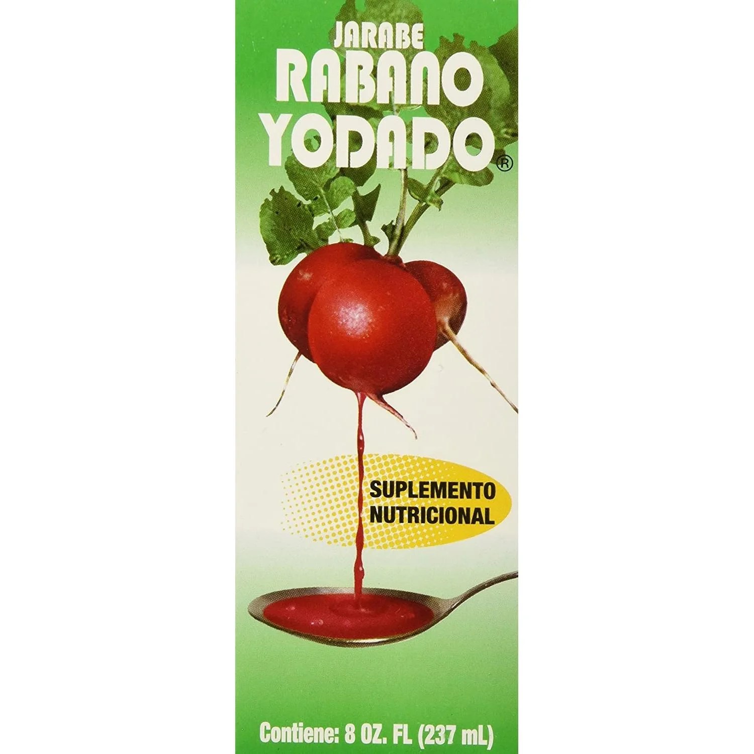 Rabano Yodado 8 Oz. Jarabe Syrup