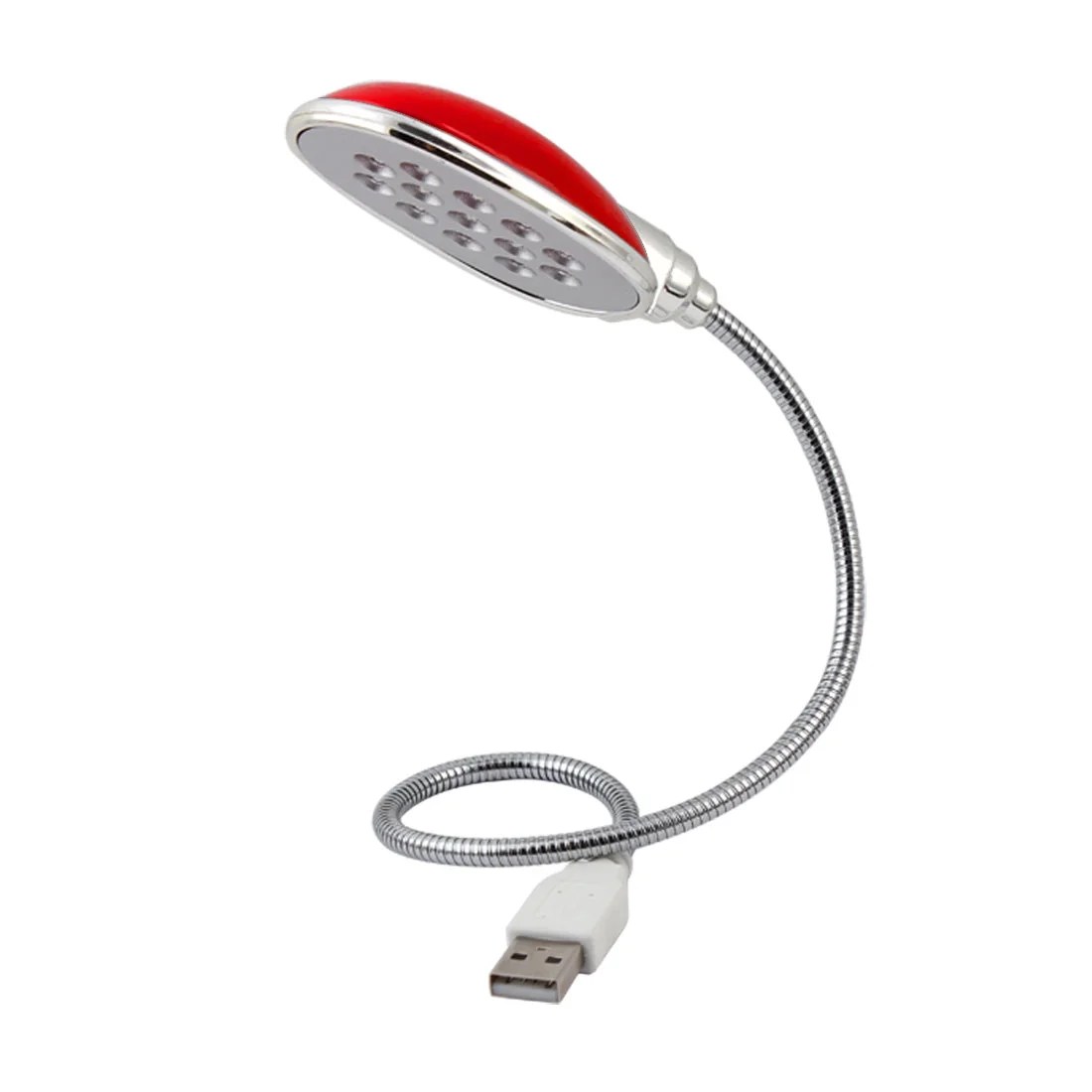 Notebook PC Gooseneck Touch Switch Reading Bright USB 13 LED Light Lamp