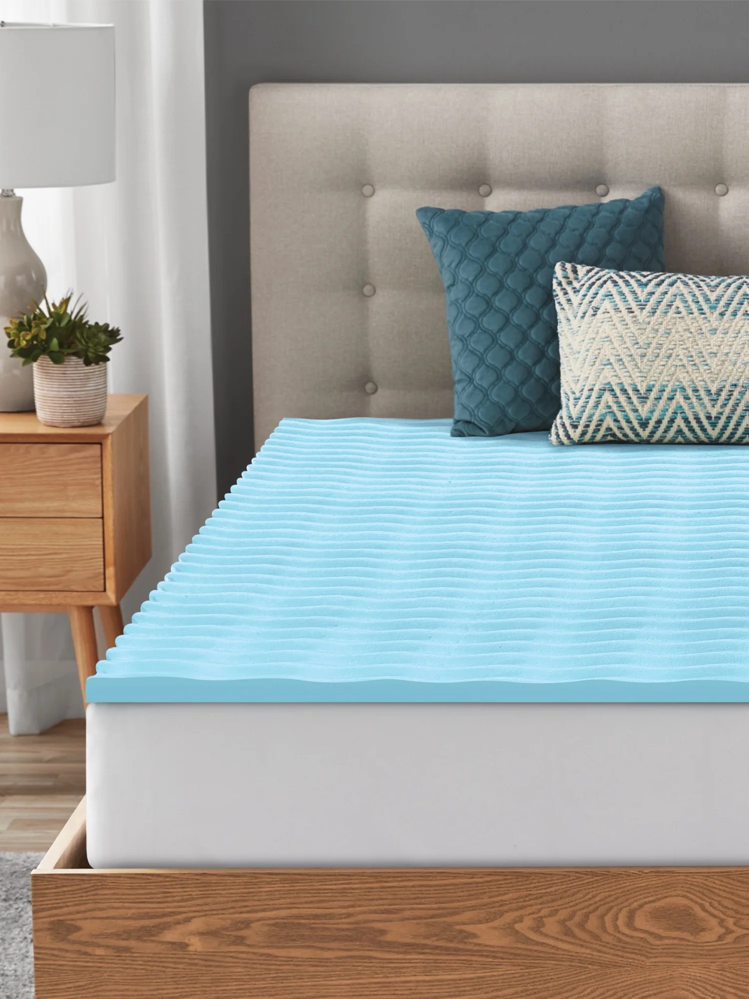 Mainstays 1.5inch Memory Foam Mattress Topper, Queen