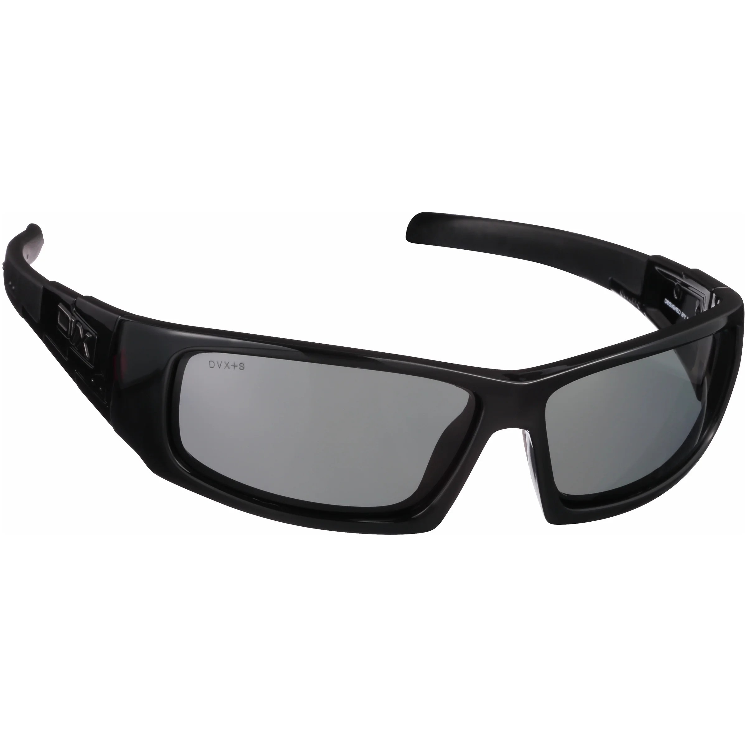 Vizor Rx'able Safety Polarized Grey Lens Gloss Black Frame Sunglasses