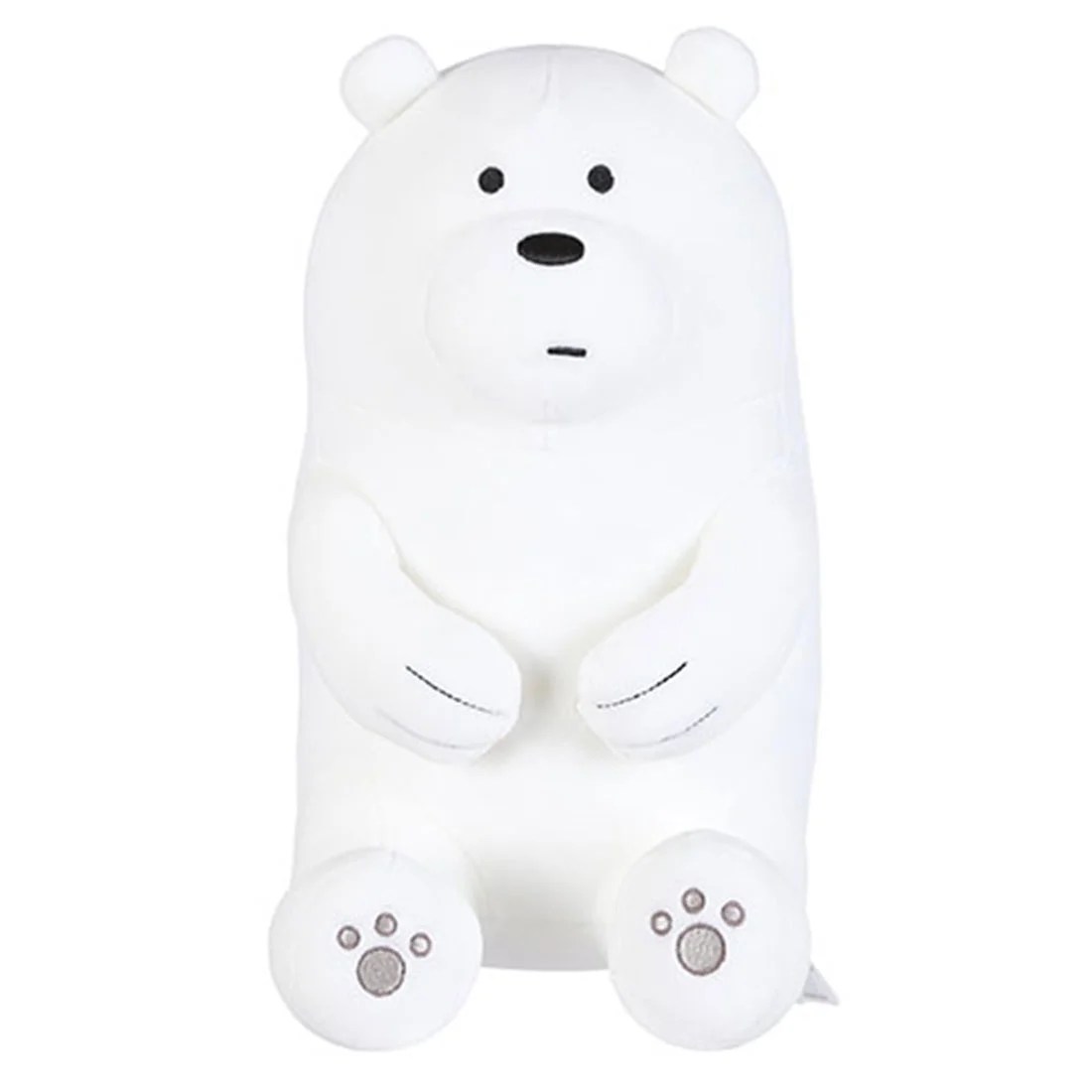 MINISO We Bare Bears Plush Ice Bear 11" Lovely Cute Sitting Stuffed Toy
