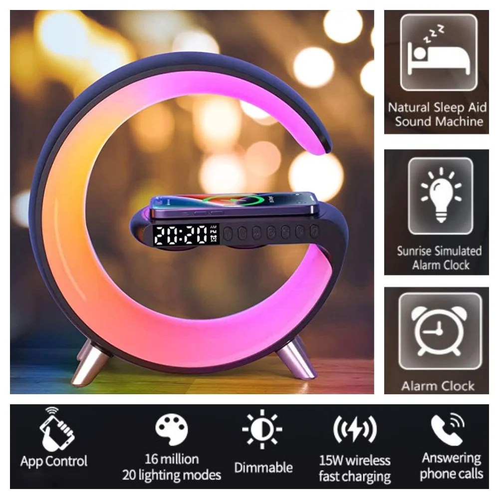 Simulated Sunrise Alarm Clock with Sound Machine Smart Wake up Light