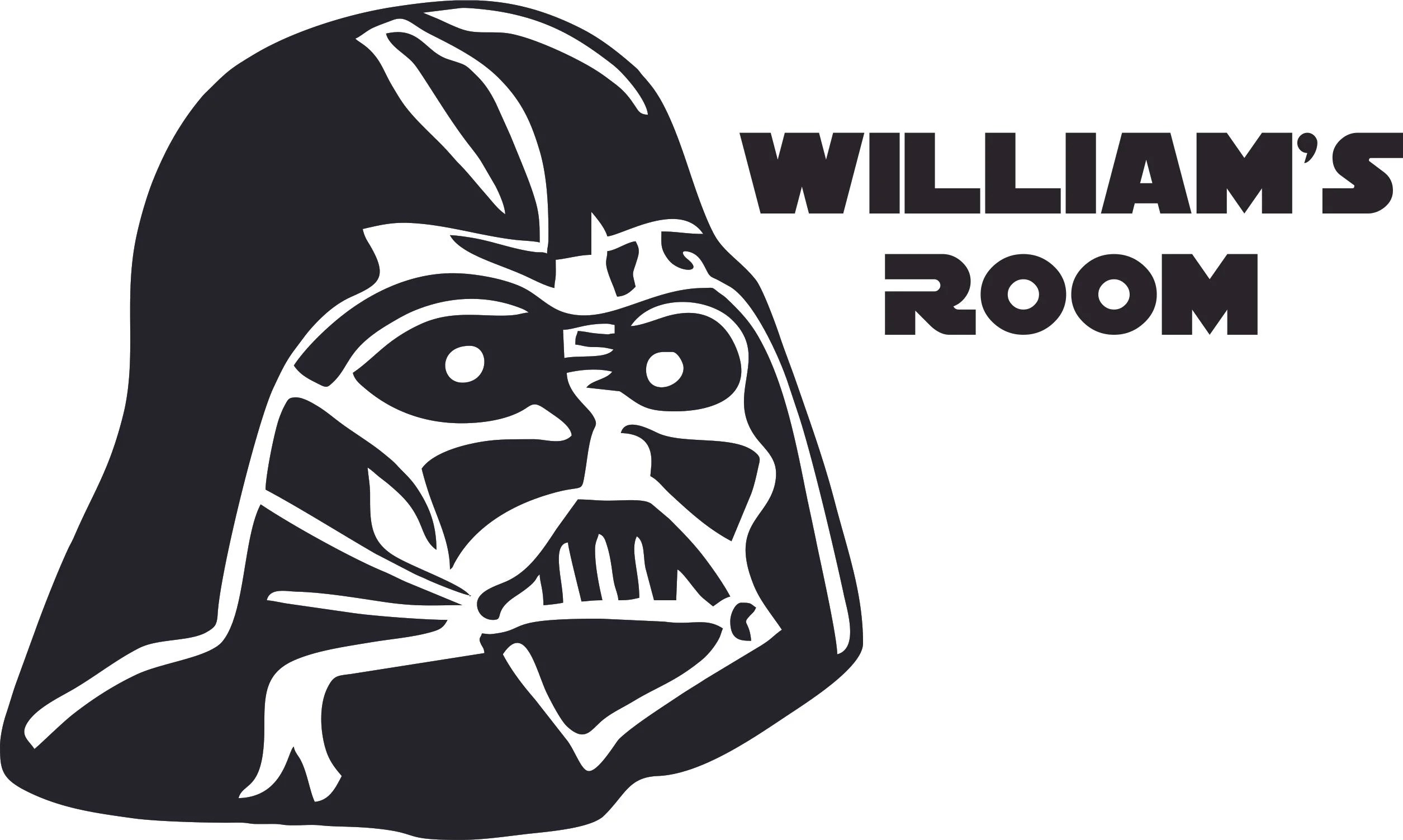 Darth Vader Star Wars Character Design Customized Wall Art Vinyl Decal