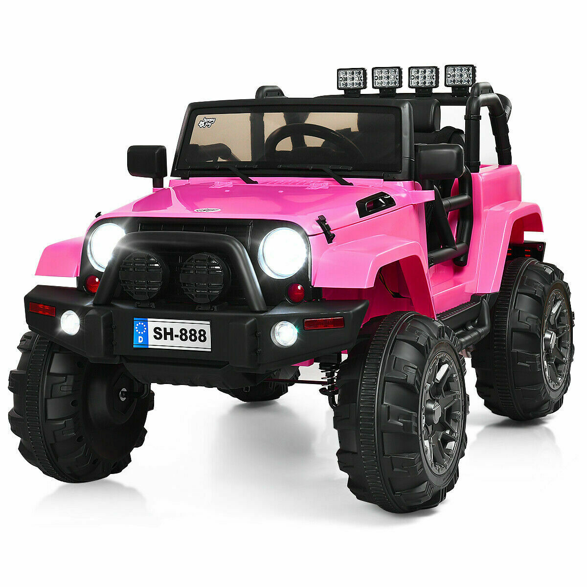 Gymax Electric 12V Kids Rideon Car Truck Parent Control