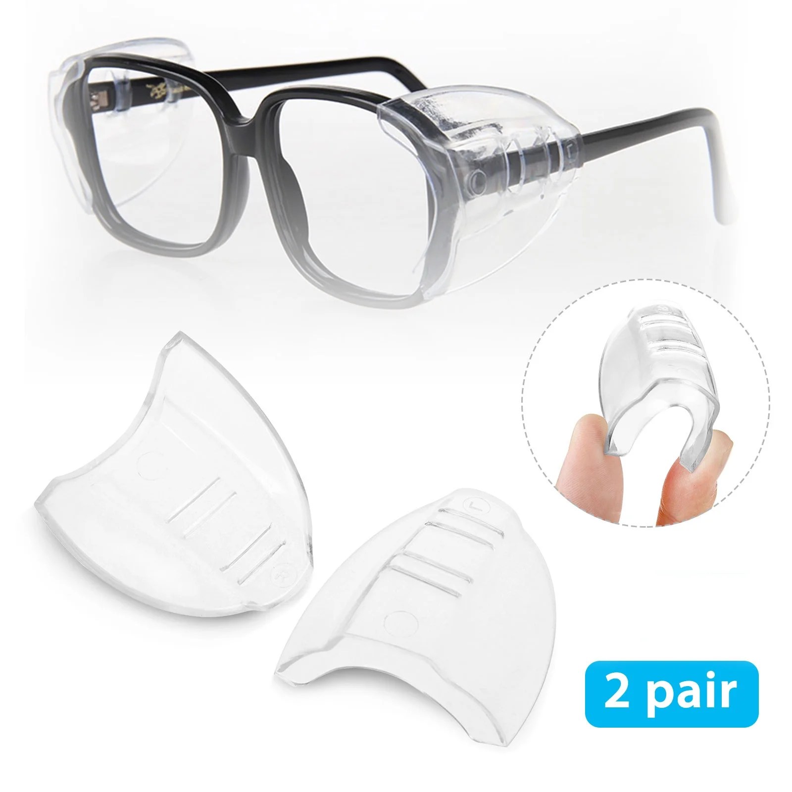 EEEKit 2/1 Pack Safety Eye Glasses Side Protection