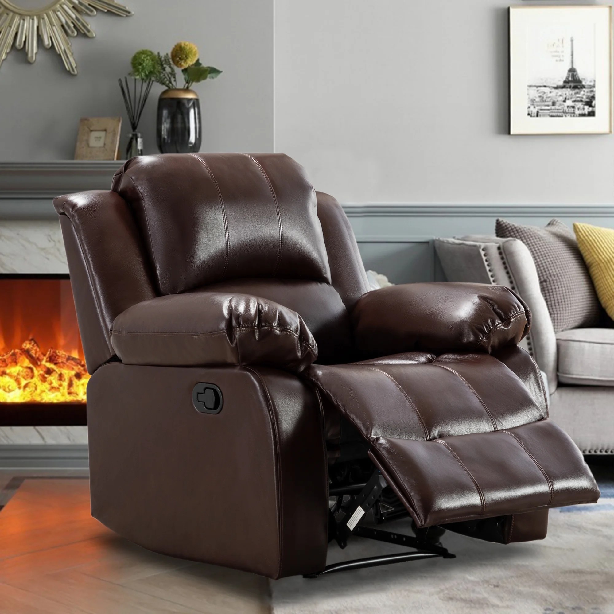 Comforable Recliner Sofa for Living Room, Single Tufted Reclining Chair Comforable Recliner Sofa for Living Room, Single Tufted Reclining Chair