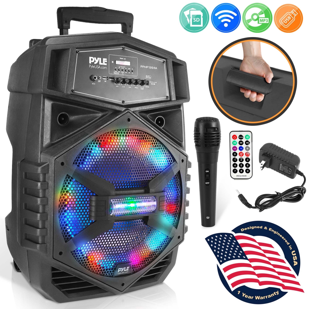Pyle PPHP1264A Pyle PPHP1264A 12'' Portable Wireless PA Speaker