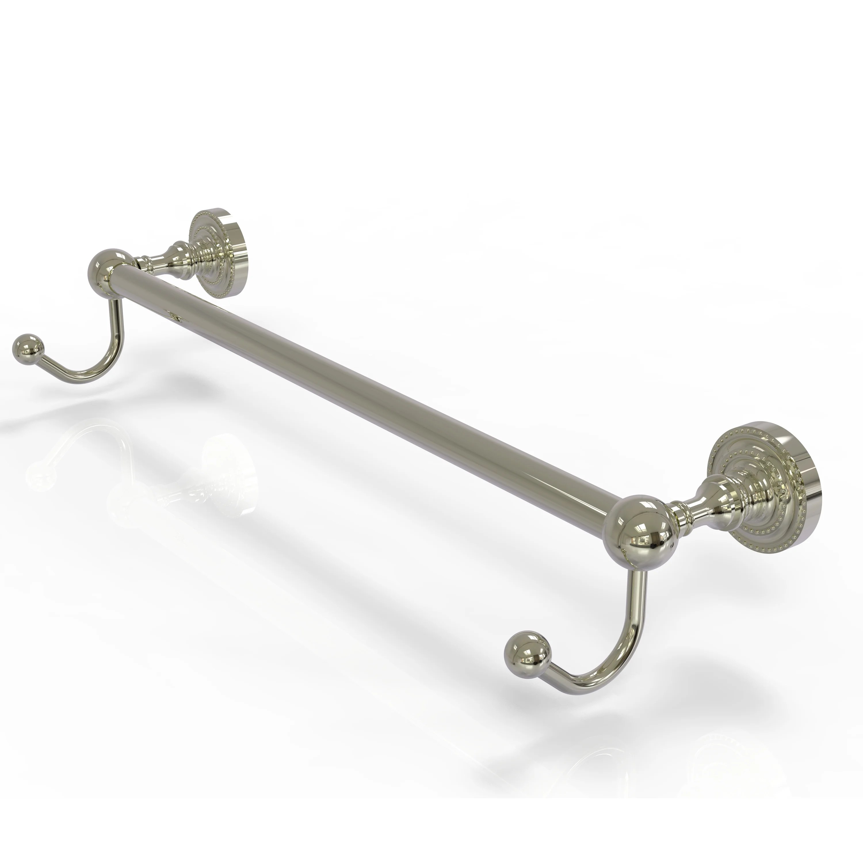 Dottingham Collection 36 Inch Towel Bar with Integrated Hooks Walmart