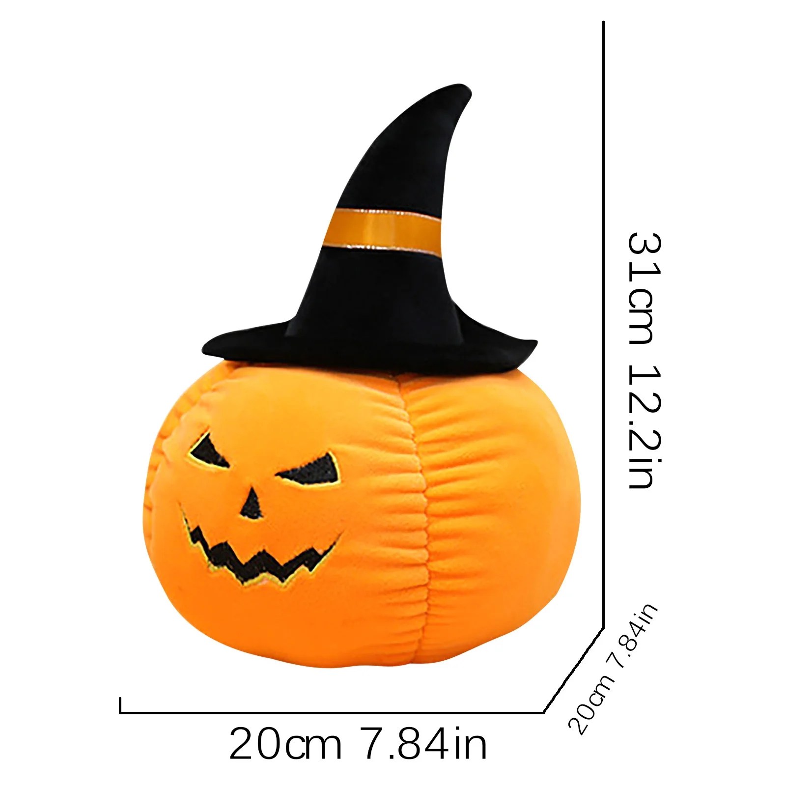 Halloween Plush Pumpkin Soft Pumpkin Plush Pillow