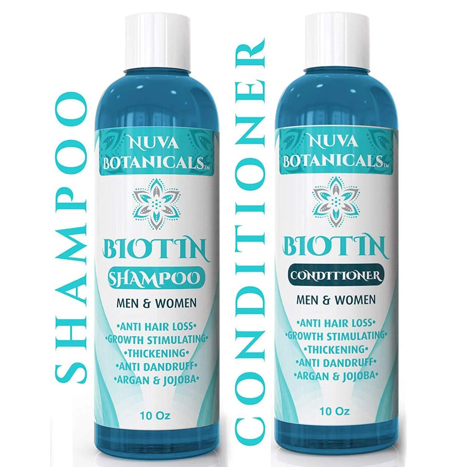 Biotin Shampoo and Conditioner Set For Hair Growth Natural Thickening