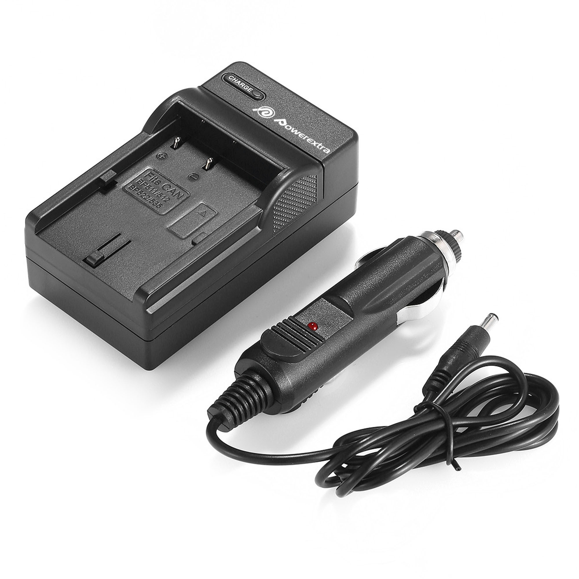 Powerextra BP511A Battery Charger for Canon EOS 20D, 30D, 40D, 50D, 5D