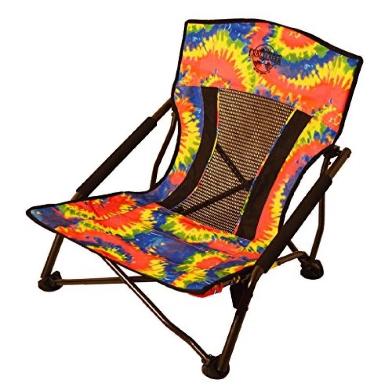Crazy Creek Products Quad Beach/Festival Chair, TieDye Crazy Creek Products Quad Beach/Festival Chair, TieDye