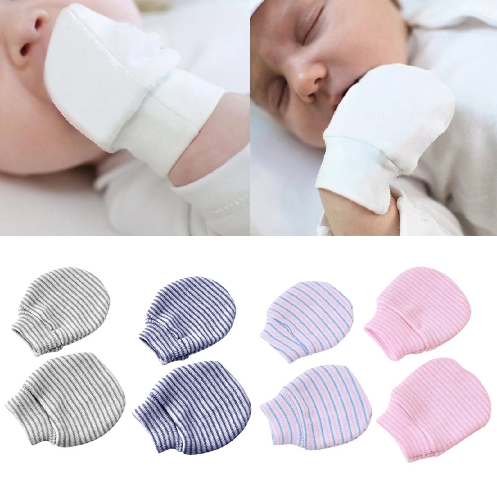 Windfall Baby Gloves Newborn Mittens Anti Scratch Winter Warm Infant