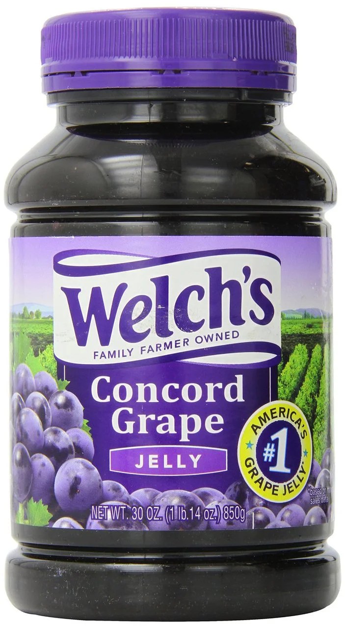 12 PACKS Welch's Concord Grape Jelly, 30 Ounce