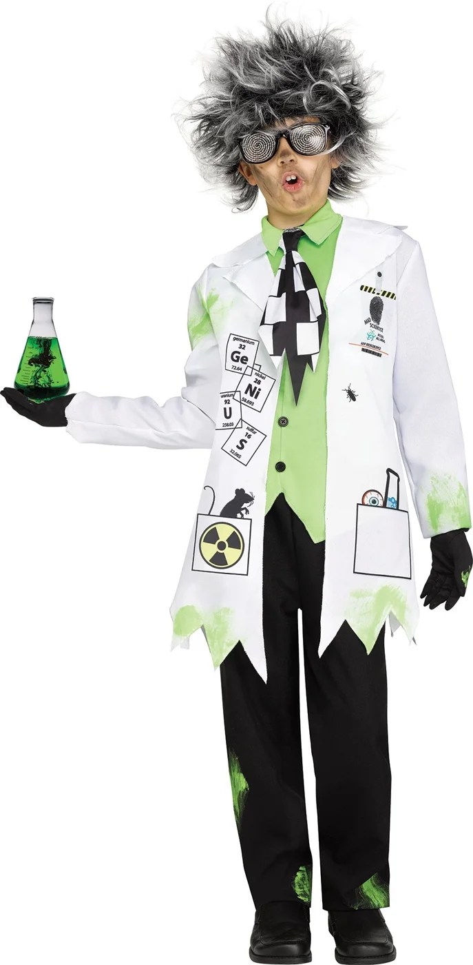 Holiday Times Unlimited Mad Scientist Boy's Halloween FancyDress