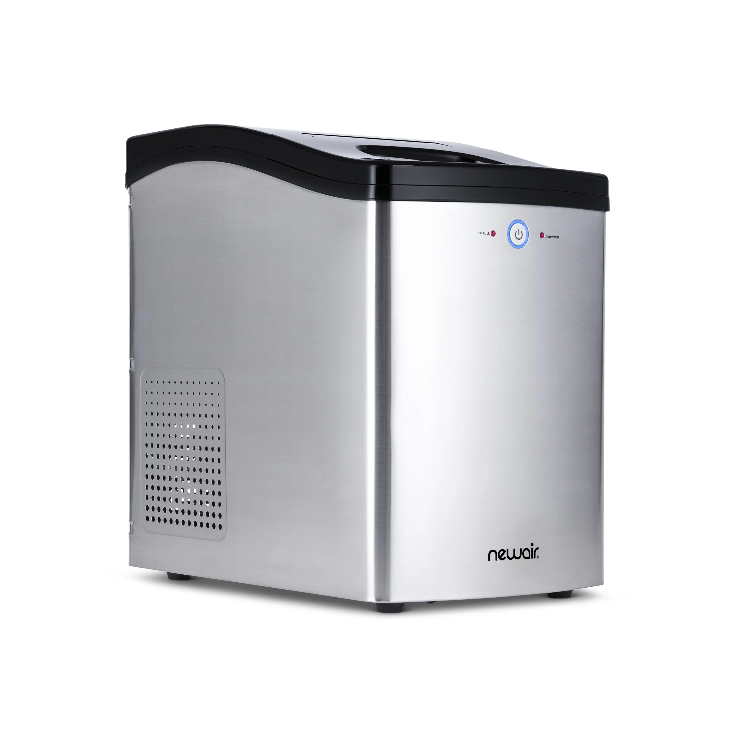 NewAir Countertop Nugget Ice Maker in Stainless Steel, 40lbs. of Ice a