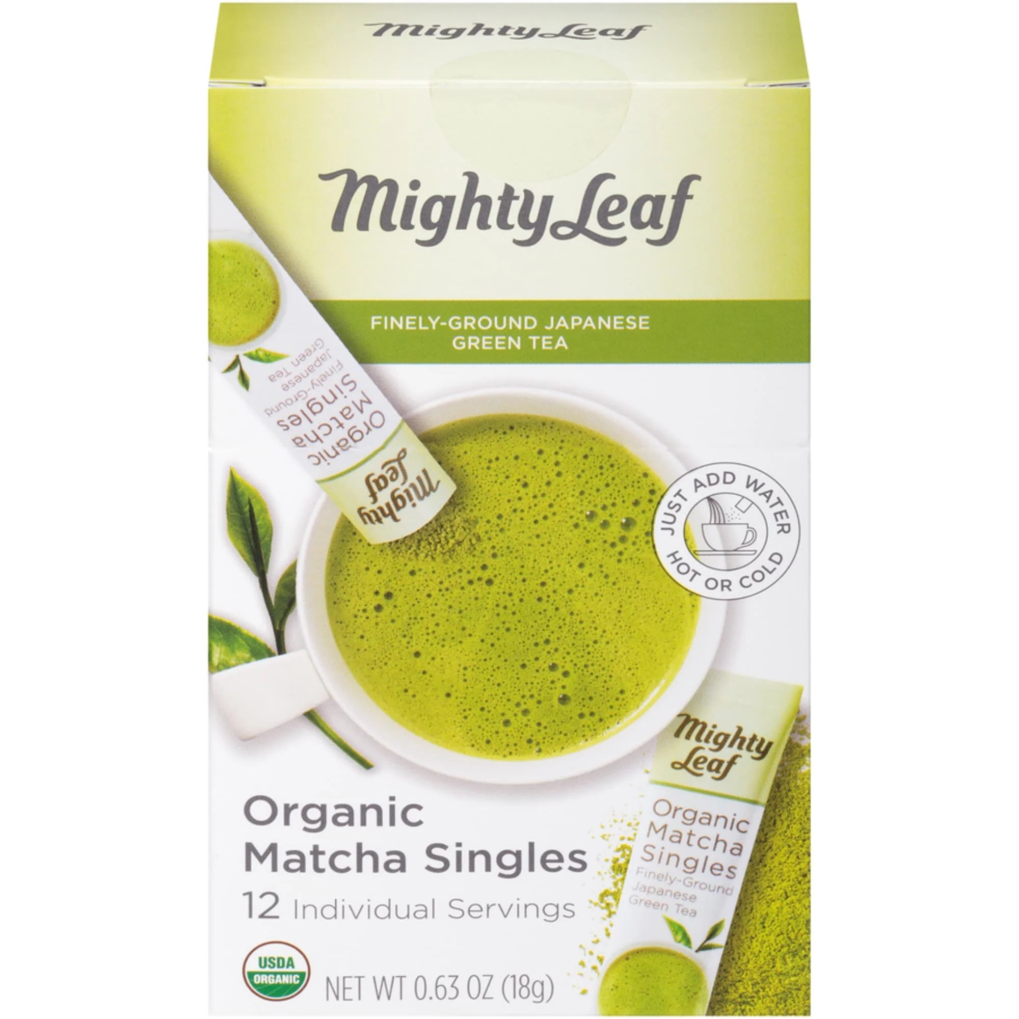 Mighty Leaf Tea Organic Matcha Singles Packets, Japanese Matcha Green